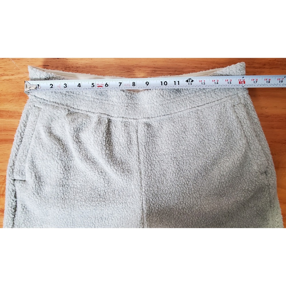 NWT Patagonia Women's Shearling Crops Pants Natural Color Large Elastic Waist - Picture 7 of 12